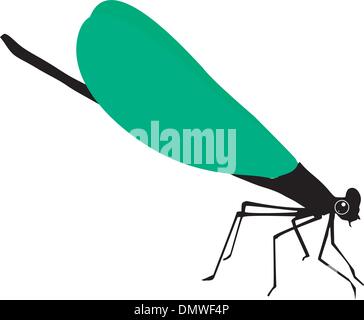 Illustration der Libelle Stock Vektor