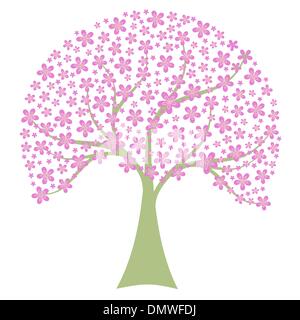 Baum Frühling Stock Vektor