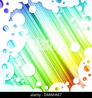 Regenbogen bunt abstrakt hellen Hintergrund in abstrakte Fram Stock Vektor