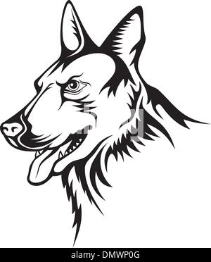 Deutscher Schäferhund Stock Vektor