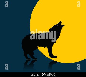 Wolf Stock Vektor