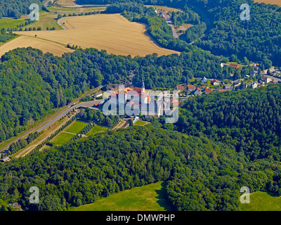 WEEsEnsTEinER Schloss im Müglitztal-Tal, Niedersachsen, Deutschland Stockfoto