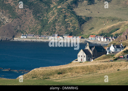 Gardenstown Crovie Dörfer Kirche kirk Stockfoto