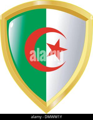 Emblem von Algerien Stock Vektor