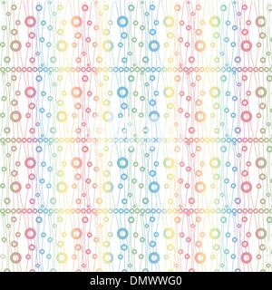 Nahtlose Kreis-Muster Stock Vektor