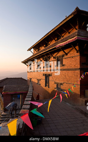 Gorkha Durbar, Gorkha, das Western Hills, Nepal Stockfoto