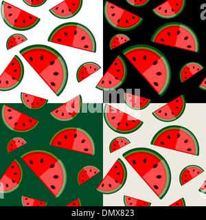 Wassermelone nahtlose Hintergrund für Ihr design Stock Vektor