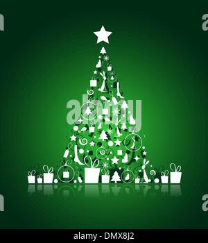 Weihnachtsbaum schön für Ihr design Stock Vektor