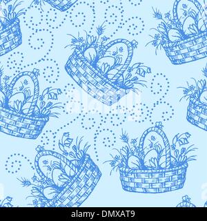 Nahtlose Pettern Ostern Stock Vektor
