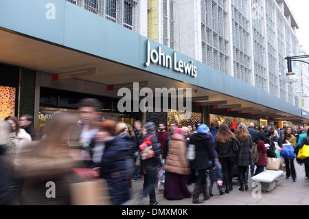 John Lewis Department Store Oxford street London Vereinigtes Königreich 2013 Stockfoto