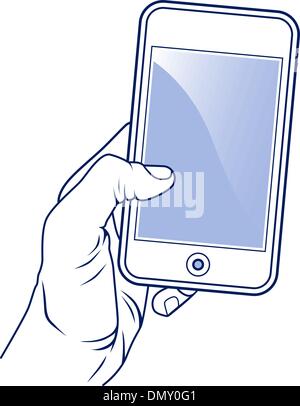Handy und hand Stock Vektor