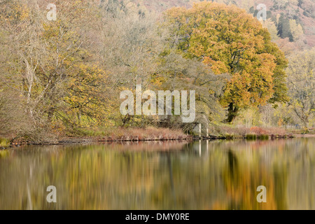 Ein altes Bootshaus am See Grasmere in den Lake District National Park. Stockfoto