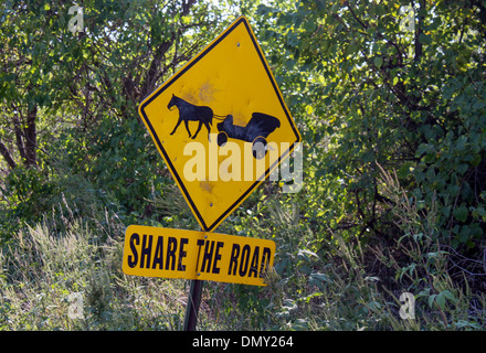 Amish-Straße Stockfoto