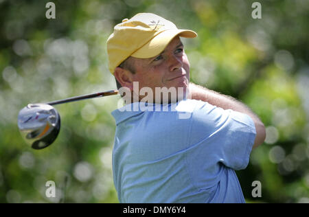 16. Juli 2006; Jupiter, FL, USA; Eoghan O'Connell schoss ein sogar Par 72 in der zweiten Runde der 31. Palm Beach Kennel Club County Amateur auf dem Old Trail-Kurs statt. Obligatorische Credit: Foto von Allen Eyestone/Palm Beach Post/ZUMA Press. (©) Copyright 2006 von Palm Beach Post Stockfoto