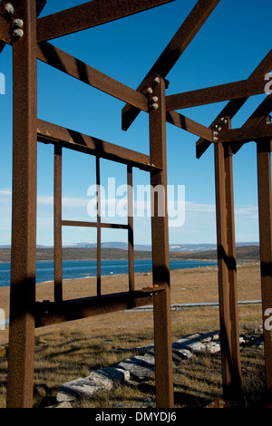 Kanada, Nunavut, Qikiqtaaluk Region, Cumberland Sound, Kekerten Insel. Stockfoto