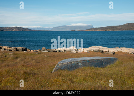 Kanada, Nunavut, Qikiqtaaluk Region, Cumberland Sound, Kekerten Insel. Stockfoto