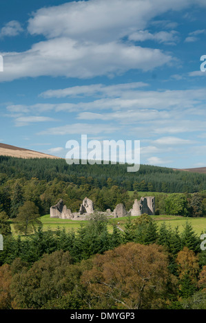 Ruinen von Kildrummy Castle in der Obhut von Historic Scotland royal deeside Stockfoto