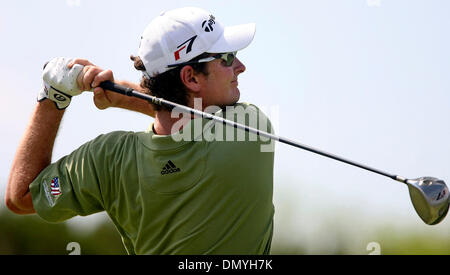 Sep 22, 2006; San Antonio, TX, USA; Justin Rose feuert seinen Fahrer auf der 10. Fairway im La Cantera Freitag in der zweiten Runde der Valero Texas Open. Obligatorische Credit: Foto von Tom Reel/San Antonio Express-News/ZUMA Press. (©) Copyright 2006 von San Antonio Express-News Stockfoto