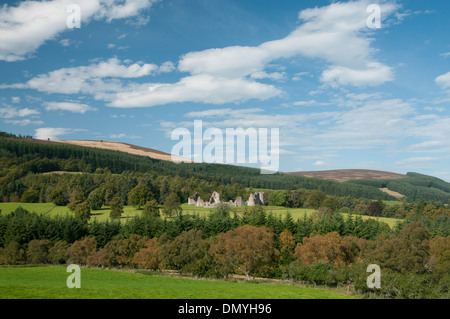 Ruinen von Kildrummy Castle in der Obhut von Historic Scotland royal deeside Stockfoto