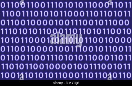 Binäre Hintergrund Stock Vektor
