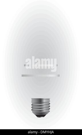 Energiesparende Glühbirne Stock Vektor