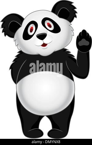 Panda-cartoon Stock Vektor