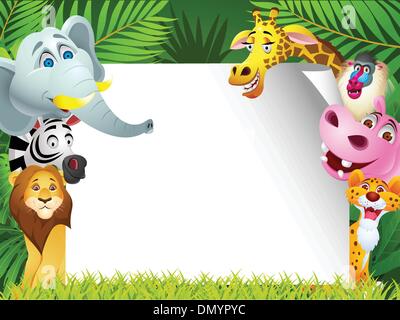 Tierische Cartoons Stock Vektor