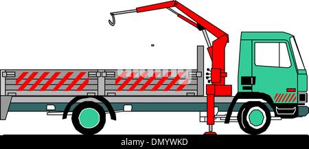 Vektor-Cartoon-Abschleppwagen Stock Vektor