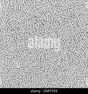 Hintergrund mit komplizierten Seil Stock Vektor