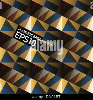 Nahtlose geometrische Dreiecke abstrakten Hintergrund. Vektor, EPS1 Stock Vektor