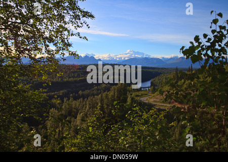 Mount McKinley im Denali-Nationalpark, Alaska Stockfoto