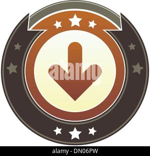 Pfeiltaste imperial gedrückt Stock Vektor