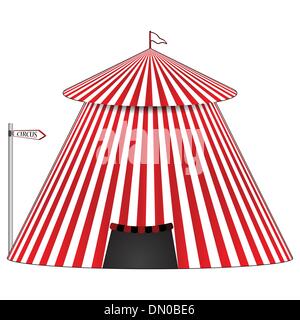 Zirkuszelt Stock Vektor