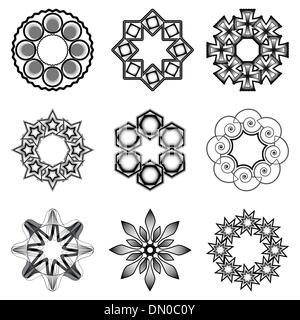 Tattoo-Elemente Stock Vektor