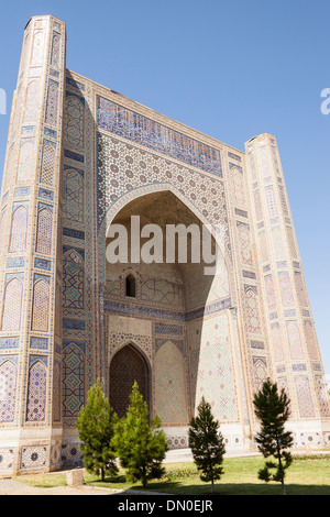 Bibi-Khanym Moschee, auch bekannt als Bibi Khanum Moschee, Samarkand, Usbekistan Stockfoto