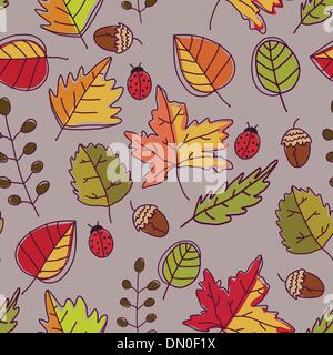 Herbst nahtlose Textur Stock Vektor