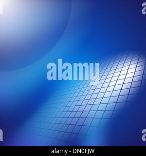 Abstrakte dunkelblauen Hintergrund. Stock Vektor