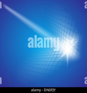 Abstrakte dunkelblauen Hintergrund. Stock Vektor