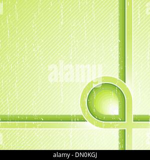 Ökologische Streifen Ecke design Stock Vektor