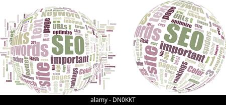 SEO Suchmaschinen-Optimierung Stock Vektor