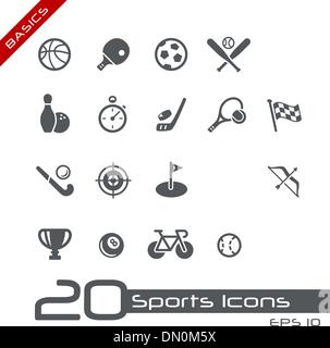 Sport-Icons / / Grundlagen Stock Vektor