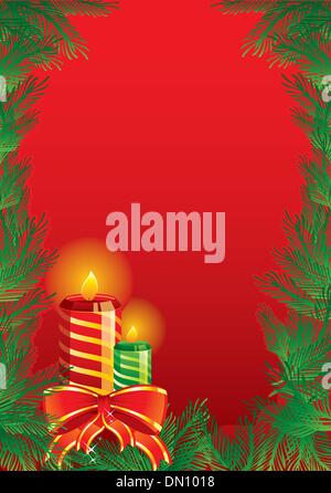 Weihnachtskerzen Stock Vektor