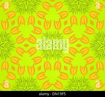 Nahtlose bunten Blumenmuster Hintergrund Stock Vektor