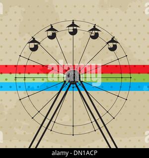 Der Spaß Rad Stock Vektor