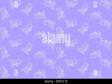 Nahtlose Muster mit Trauben Stock Vektor