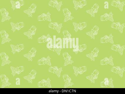 Nahtlose Muster mit Trauben Stock Vektor