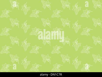 Nahtlose Muster mit Trauben Stock Vektor