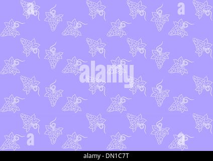 Nahtlose Muster mit Trauben Stock Vektor