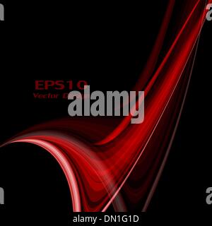 Wellenlinien mit Textfreiraum. EPS10 Stock Vektor