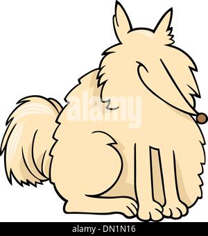 Eskimo Hund Cartoon illustration Stock Vektor